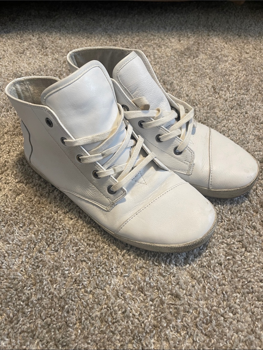 Toms White High-Top Sneakers